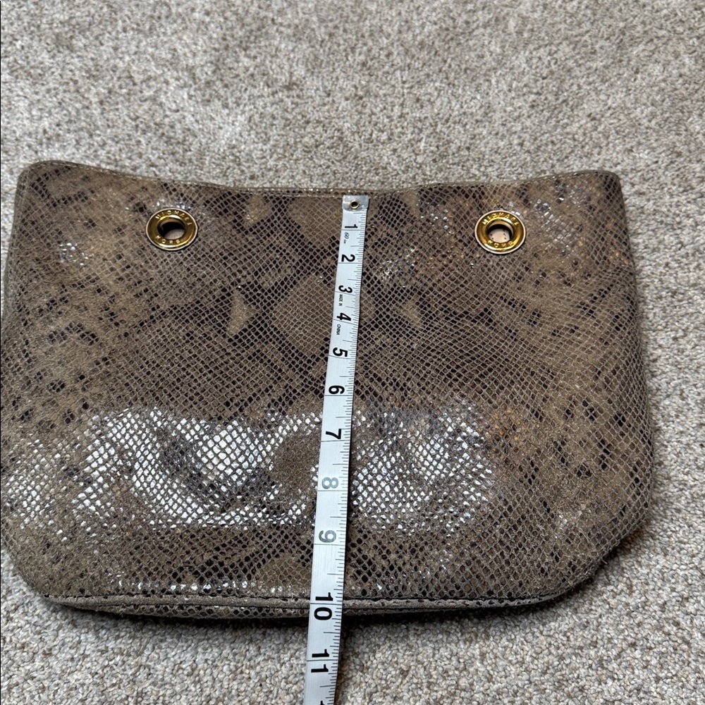 Michael Kors | Jet Set Python Snakeskin Print Lea… - image 16